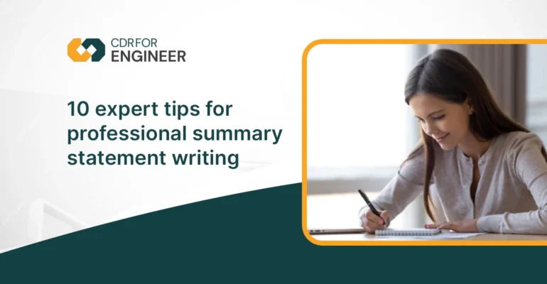 10 expert tips for Summary Statement Writing