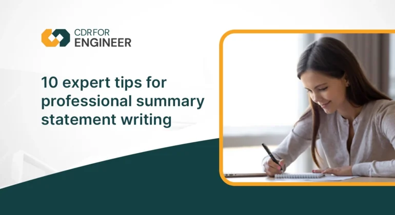 10 expert tips for Summary Statement Writing