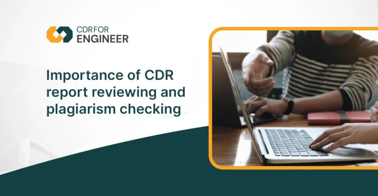 CDR report reviewing and plagiarism Checking