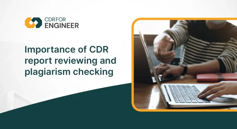 CDR report reviewing and plagiarism Checking