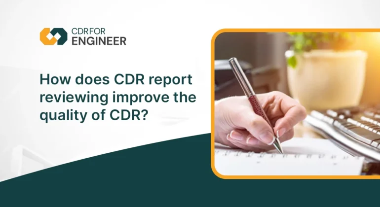 How does CDR Report Reviewing improve the quality of CDR Report Writing