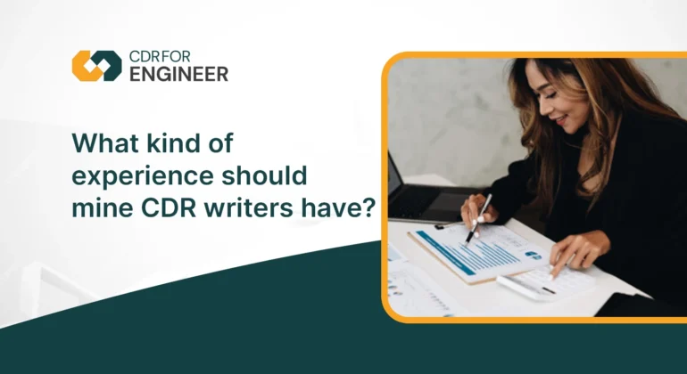 What Kind of Experience Should Mine CDR Writers Have